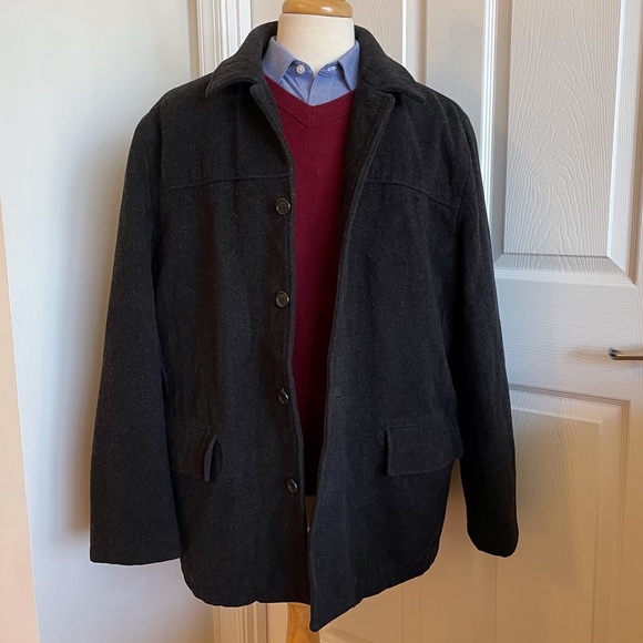 J. Crew University Jacket - 100% Wool Stadium Cloth Pea Coat - Picture 6 of 12